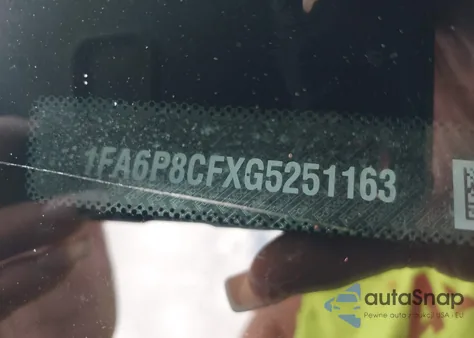 2016 Ford Mustang Gt Premium из США, поврежденный, VIN 1FA6P8CFXG5251163